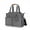 N Gray, variant on Water Resistant Lantern Multi-Function Diaper Bag Tote with Changing Station, Black