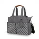 thumbnail image 1 of Bolsa para pañales, bolsa para mamá para hospital y maternidad, cambiador de bebé, con correas para cochecito y correa para el hombro, gran capacidad (gris), 1 of 5