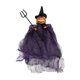 thumbnail image 2 of Colgante de muñeca de calabaza de Halloween, decoraciones de Halloween, adorno, Mini juguetes, colgante para oficina, vacaciones, sala de estar, púrpura Macarena Colgante de muñeca de Halloween, 2 of 8