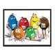 thumbnail image 1 of 11CT estampado punto de cruz dibujos animados Chocolate Kit DIY arte lienzo bordado completo Likrtyny decoración de arte, 1 of 9