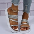 thumbnail image 4 of Women's Heeled Sandals Sexy Snake Print Stilettos Fashion Crisscross Strap Open Toe Gladiator High Heels Dress Pumps Shoes, 4 of 5