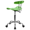 thumbnail image 2 of UrbanPro Plastic Swivel Computer Office Chair with Tractor Seat in Apple Green, 2 of 9