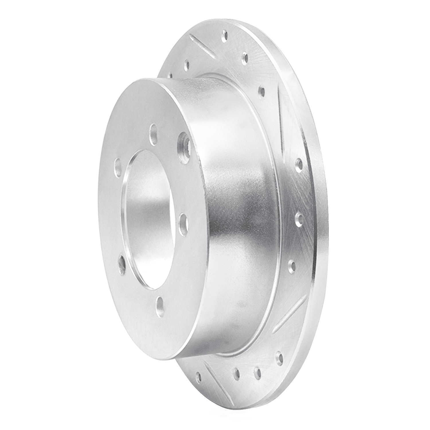 Dynamic Friction Company 631-72030R DFC Brake Rotor - Drilled And Slotted - Silver