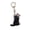 A, variant on 2D Flat Acrylic Cat Charm Keychain Pendant Black Cat Hanging Decoration Car Rearview Mirror Accessories Car Interior Decor