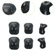 thumbnail image 6 of figatia Hand Elbow Knee Pads Kids Adults Skating Adjustable Outdoor Sports Breathable Lightweight Cycling Guards Gear Set Black, 6 of 8