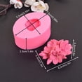 thumbnail image 3 of Molde de silicona para jabón con flor de ciruela Bossom, molde para velas, Chocolate, caramelo, decoración de pasteles, arcilla de resina, herramientas de pastelería para hornear, 3 of 5