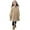 Khaki, variant on lnmuld Kids Jacket Classic Toddler Girls Peacoat with Hooded Toggle Dress Style Trench Outwear Jacket for Children Solid Color Size:18-24 Months
