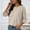 Khaki women's fall winter sweater a1, variant on thefmos Women's Fall Winter 3/4 Sleeve Crewneck Knitted Pullover Tops Solid Loose Casual Basic Tops Cozy Fashion Clothes, Black M
