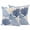 Blue, variant on Ocean Coral Outdoor Pillow Covers 18"x18" Set of 2, Teal Beige Coral Reef Sea Fan Underwater Plants Waterproof Throw Pillow Covers for Patio Furniture, Decorative Cushion Covers for Porch