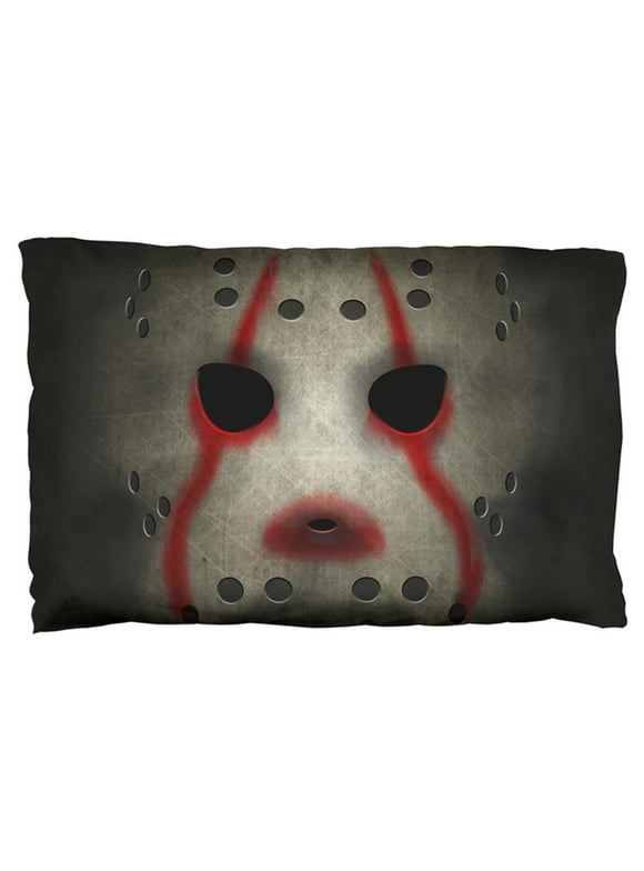 Halloween Horror Movie Hockey Mask Pillow Case