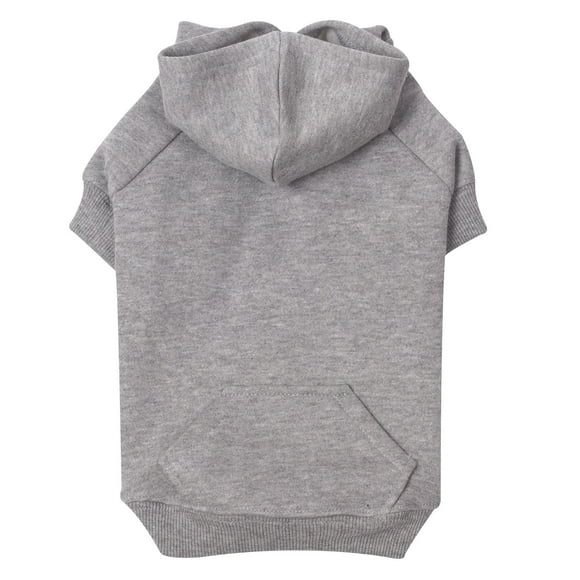 Zack & Zoey Chandail à Capuchon Basique pour Chien en Polyester/coton, Moyen, 16 Pouces, Gris Chiné
