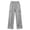 Gray, variant on Girls Solid Pants Casual Fall Winter Fleece Lined Multi Pocket Elastic Waist Straight Leg Sweatpants