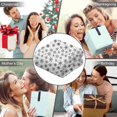 thumbnail image 5 of Wearable Blanket,Black and White Christmas Snowflake Pattern Hooded Wearable Flannel Blanket for Adults & Teens,Winter Poncho Shawl Wrap Cape Cozy Anti-Pill,60"x80", 5 of 5