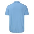 thumbnail image 3 of Men's Cutter & Buck Navy Atlanta Braves Forge Eco Fine Line Stripe Polo, 3 of 3