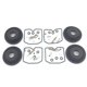 thumbnail image 1 of 4 Set Carburetor Repair Kit with Vacuum Diaphragm for Suzuki Bandit GSF 600 S 96-03, 1 of 5