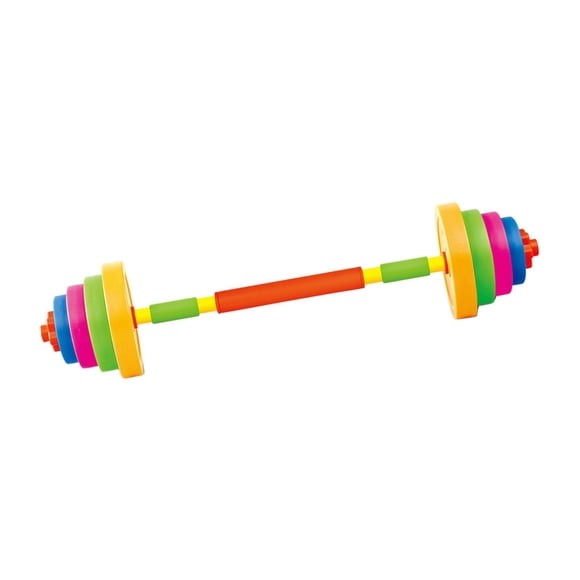 Mancuernas de juguete para niños, peso ajustable, equipo educativo para niños y niñas Color caramelo