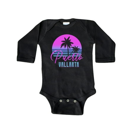 

Inktastic Retro 80s Puerto Vallarta Gift Baby Boy or Baby Girl Long Sleeve Bodysuit
