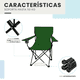 thumbnail image 4 of Silla Plegable LINIUM Playa Campo Camping Portatil Verde, 4 of 9