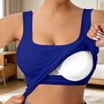 thumbnail image 6 of HBYJLZYG Women's Plus Size Tank Top with Built-in Bra, Ribbed Sleeveless Cami Shirt, U Neck Comfortable Summer Vacation Top, Versatile Everyday Casual Wear, 6 of 9