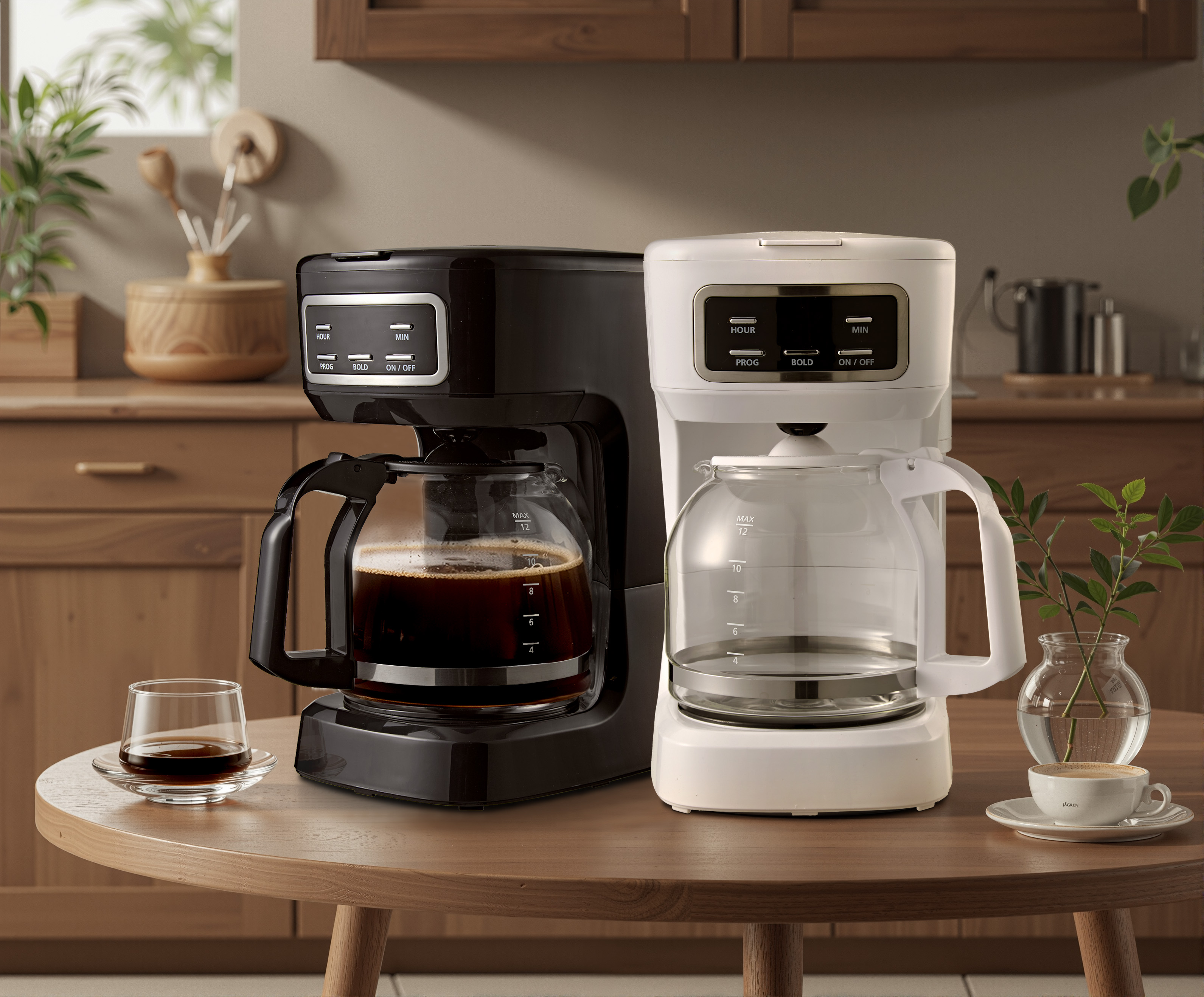 Mainstays 12-Cup Programmable Drip Coffee Maker, Black photo 3