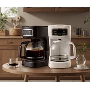 Mainstays 12-Cup Black Programmable Drip Coffee Maker