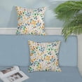 thumbnail image 4 of Spring Pillow Covers 18x18 Pack of 2 Watercolor Botanical Colorful Leaves Floral Throw Pillow Cover Outdoor Indoor,Spring Summer Colorful Pillowcase Decorative Linen Cushion Case for Sofa Couch, 4 of 7