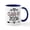 White/Navy Inside, variant on CafePress - Class Of 2036 Graduate Mugs - 11 oz Ceramic Mug - Novelty Coffee Tea Cup