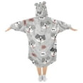 thumbnail image 2 of joogoo Wearable Blanket Hoodie for Cute Dogs Oversized Sherpa Hooded 3-14 YR M, 2 of 7