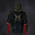 thumbnail image 5 of Unisex Spider Superhero Graphic Zip Up Hoodie Casual Loose Fit Long Sleeve Cosplay Jacket Sweatshirt with Pockets for Adults Halloween Costumes, 5 of 8