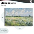 thumbnail image 4 of Stupell Industries Traditional Daisy Field Landscape Impression Canvas Art, 24 x 16, by Creative Studio, 4 of 8