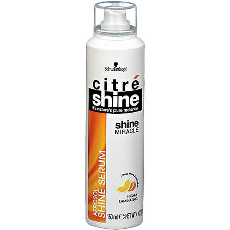 citre shine shine miracle aerosol shine by schwarzkopf for unisex, 4 ounce