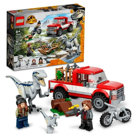 UPC: 0673419340410 | LEGO Jurassic World Blue and Beta Velociraptor Capture 76946 with Truck and 2 Dinosaur Toys for Kids  2022 Dominion Movie Inspired Set