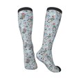 thumbnail image 5 of Lsque Winter Gnome And Snowman Printed Crew Socks Men's Women's LightWeight Thin Casual Calf Socks ,Knee High Socks,Cotton Socks, 5 of 9