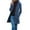 22#Blue, variant on Women's Long Coats Single Breasted Pea Coat Winter Casual Blazer Jacket Trench Coat Gray M