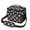 Skull and Bow, variant on Skull and Bow Gothic Pattern Insulated Lunch Box for Women Men, Medium Leakproof Cooler Bag with Adjustable Strap, 10"x6.7"x8"