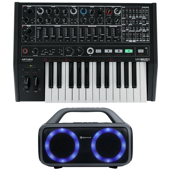 Arturia Minibrute 2 NOIR USB MIDI Analog Synthesizer Monosynth Bluetooth Speaker