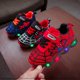 thumbnail image 2 of Zapatos con iluminación LED para niños, zapatos con iluminación de superhéroe para niños, zapatos para correr para niñas, zapatillas individuales para bebés, tamaño de malla 21-3622, plantilla de 14cm Gao Jinjia LED, 2 of 2