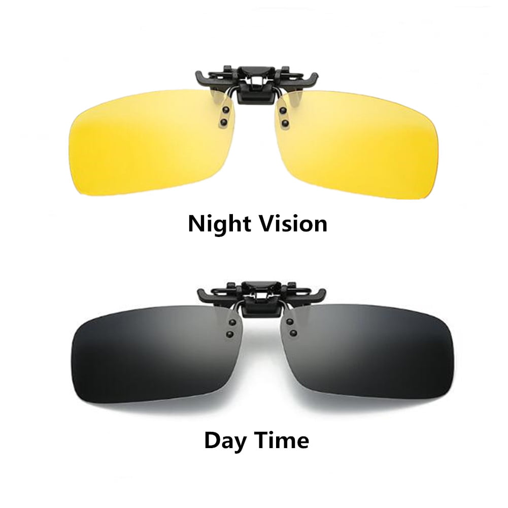 Polarized Sunglasses Clip On Spectacles Glasses Lens Fishing Driving Eyewear NEW 