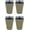 Gray, variant on Blank Soft Foam Collapsible Pint Glass Coolie (12 Pack, Red)