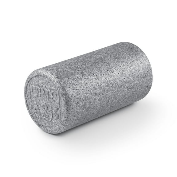OPTP Silver AXIS Foam Roller - Moderate Density, Eco-Friendly, Durable Foam Roller for Physical Therapy and Exercise, Deep Tissue Muscle Relief, and Workout Recovery (12" x 6" Round)