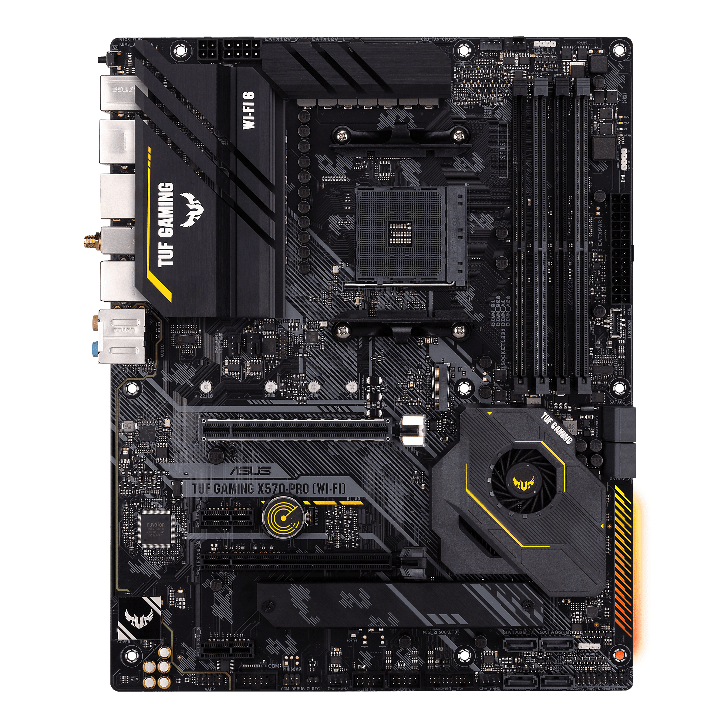 ASUS TUF Gaming X570-PRO (WiFi 6) AM4 Zen 3 Ryzen 5000 & 3rd Gen Ryzen ATX  Motherboard (PCIe 4.0, 2.5Gb LAN, BIOS Flashback, HDMI 2.1, USB 3.2 Gen 2
