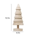 thumbnail image 2 of Christmas Tree Decor,Wooden Christmas Decorations,Christmas Tree with LED Lights Cones and Wooden for Desktop Holiday Home Party Table Gift,Large, 2 of 2