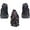 1 PCS,Random Size, variant on 3 Pcs Natural Titanium Coated Crystal Black Coal Crystal Stone Ornament Shiny Rough Gemstone Specimen Figurines for Reiki Healing Home Decoration