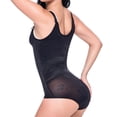 thumbnail image 3 of QRIC Women Tummy Control Shapewear Bodysuit Full Body Slimmer Butt Lifter Body Shaper Brief Open Bust Fajas, 3 of 6