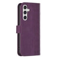 thumbnail image 6 of SaniMore Case for Samsung Galaxy A34 5G (6.6" 2023), PU Leather Wallet with Card Slots Cash Pocket Magnetic Closure Flip Kickstand Shockproof TPU Full Body Protective Business Shell, Purple, 6 of 11