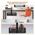 thumbnail image 3 of 【360 degree rotation under desk drawer Clamp-on Swivel Alloy Steel Drawer Desktop Organizer Easy to Instal/High capacity/desk drawer desk accessories (Black), 3 of 7