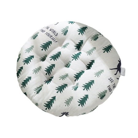 

VEAREAR Chair Cushion Washable Soft Polyester Plaid Pattern Sitting Cushion Pad Decoration Home Decor