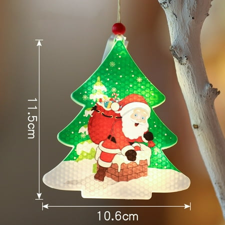 

FANSU Christmas Tree Decoration pendant Christmas decorative light Santa Claus