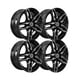 thumbnail image 4 of Paquete 4 Rines 14 4X100 IMP Wheels D0505 Negro, 4 of 4