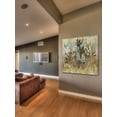 thumbnail image 6 of Marmont Hill "Floral Frenzy Blue III" Painting Print on Canvas, 6 of 7